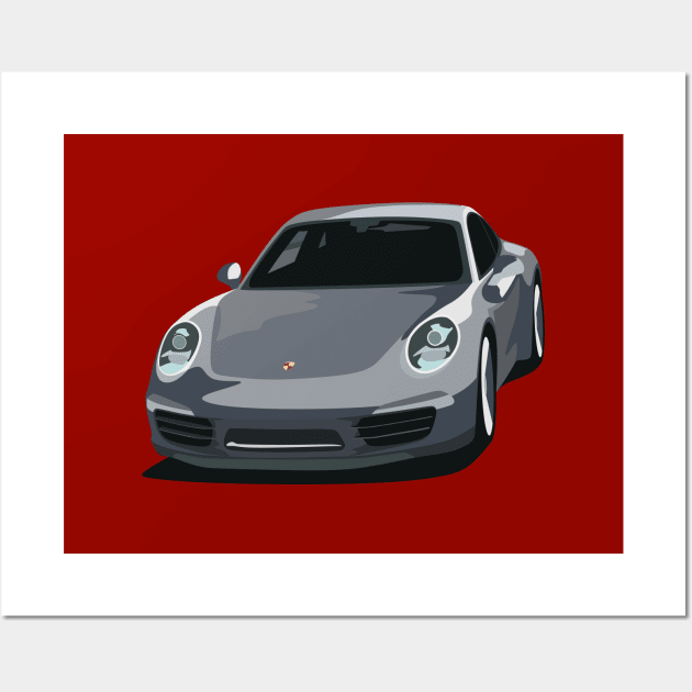 Porsche 911 Wall Art by TheArchitectsGarage